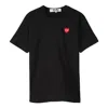 Comme Des Garçons Play Comme Des Garcons Play Basic Invaders T-shirt Red Emblem 'black'