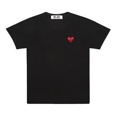 Comme Des Garçons Play T.shirt In Black