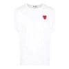 Comme Des Garçons Play Comme Des Garcons Play Basic T-shirt Red Family Heart 'white'