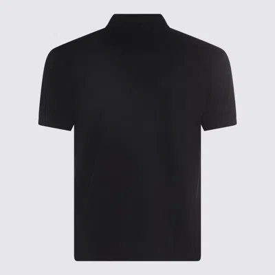 Comme Des Garçons Play Black And Red Cotton Play Polo Shirt
