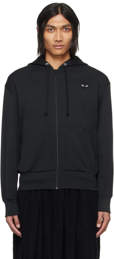 Comme Des Garçons Play Black Big Heart Hoodie In 1 Black