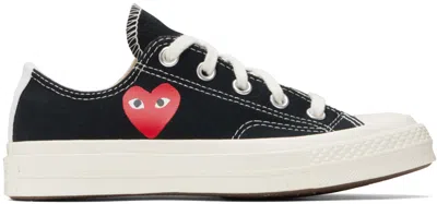 Comme Des Garçons Play Black Converse Edition Chuck 70 Cdg Ox Sneakers In 1 Black