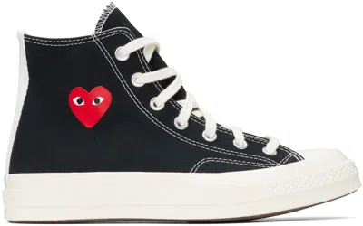 COMME DES GARÇONS PLAY BLACK CONVERSE EDITION CHUCK 70 SMALL HEART SNEAKERS