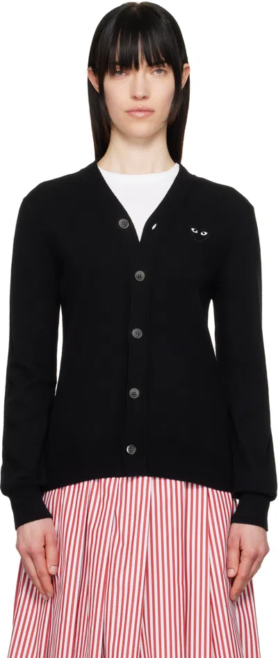 Comme Des Garçons Play Black Heart Cardigan