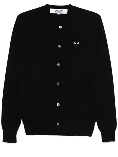 Comme Des Garçons Play Black Heart Cardigan