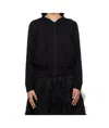 Comme Des Garçons Play Black 'heart On Back' Hoodie In Black