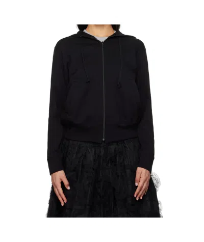 Comme Des Garçons Play Black 'heart On Back' Hoodie In 1 Black