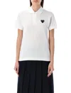 COMME DES GARÇONS PLAY BLACK HEART POLO SHIRT