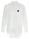 Comme Des Garçons Play 'black Heart' Shirt In White