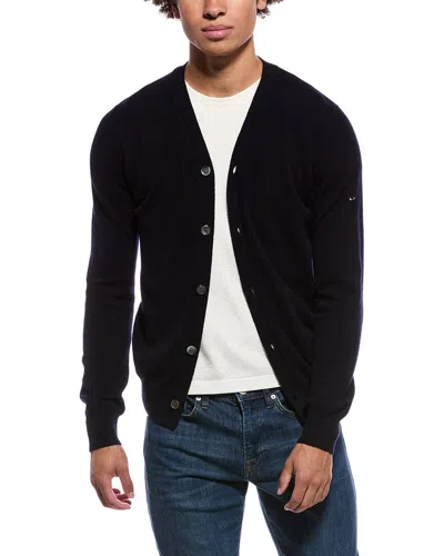 Comme Des Garçons Play Comme Des Garcons Play Black Heart Sleeve Cardigan In Blue