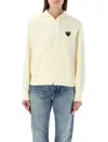 Comme Des Garçons Play Heart Patch Zip Hoodie