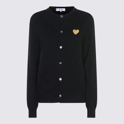 Comme Des Garçons Play Black Wool T-shirt