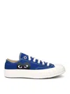 Comme Des Garçons Play Blue Converse Edition Half Heart Chuck 70 Low Sneakers In Blue