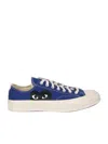Comme Des Garçons Play Blue Converse Chuck Taylor Sneakers In Blue