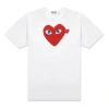 Comme Des Garçons Play Graphic Print Crew Neck Short Sleeves T-shirt