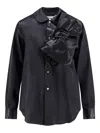 Comme Des Garçons Play Bow-detail Shirt In Black
