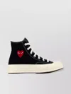 Comme Des Garçons Play Canvas Converse Sneakers Collaboration