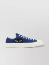 Comme Des Garçons Play Chuck Taylor Logo Low-top Canvas Sneakers In Blue