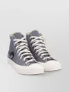 Comme Des Garçons Play Grey Converse Edition Half Heart Chuck 70 Sneakers