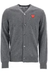 Comme Des Garçons Play Comme Des Garcons Play Wool Cardigan With Heart Patch