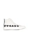 Comme Des Garçons Play Sneakers In White