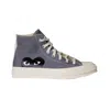Comme Des Garçons Play Cdg Play X Converse Chuck Taylor All Star '70 High In Grey In Multi