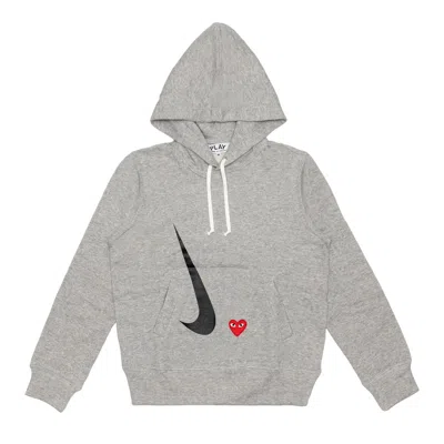 Pre-owned Comme Des Garçons Play Cdg X Nike Hoodie In Grey