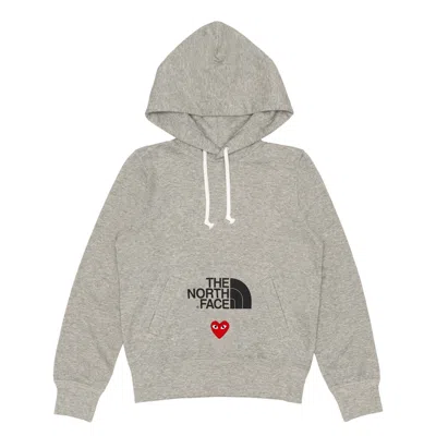 Pre-owned Comme Des Garçons Play Cdg X The North Face Hoodie In Topgray