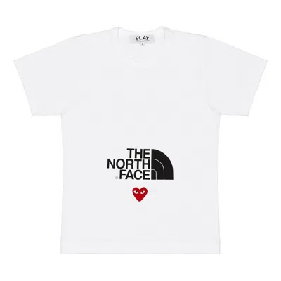 Pre-owned Comme Des Garçons Play Cdg X The North Face T-shirt In White