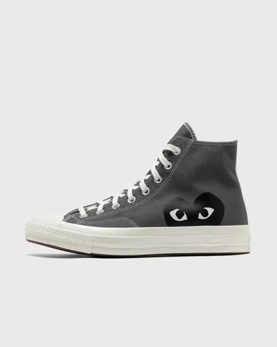 Comme Des Garçons Play Chic Playful Chuck Taandlor Sneakers In Gray