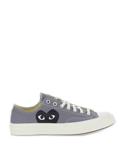 Comme Des Garçons Play Sneakers In Grey