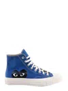 Comme Des Garçons Play Comme Des Garcons Play X Converse Sneakers High-top Casual Sneakers In Blue
