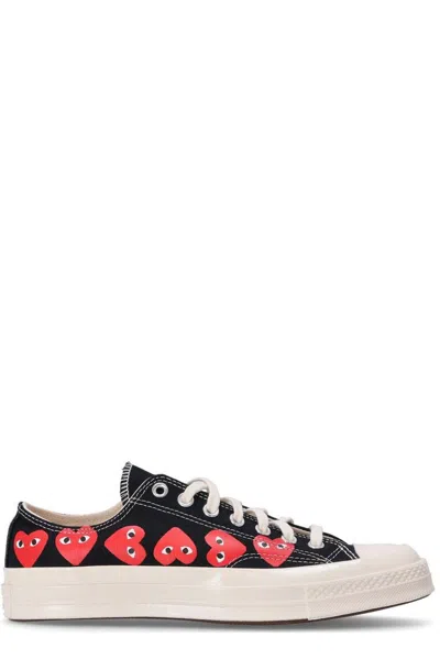 COMME DES GARÇONS PLAY COMME DES GARÇONS PLAY X CONVERSE CHUCK 70 HEART PRINTED LACE