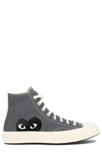 Comme Des Garçons Play Chuck 70 Round Toe Sneakers In Grey
