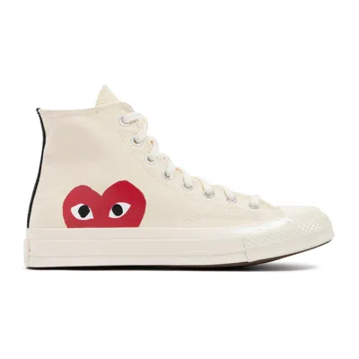 Comme Des Garçons Play Chuck 70 Sneakers In Neutral