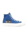 Comme Des Garçons Play Comme Des Garcons Play X Converse Sneakers High-top Casual Sneakers In Blue