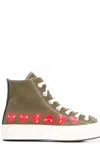 COMME DES GARÇONS PLAY COMME DES GARÇONS PLAY CHUCK TAYLOR ROUND TOE SNEAKERS