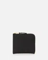 Comme Des Garçons Play Classic Leather Line Wallet In Black