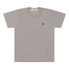 Comme Des Garçons Play Comme Des Garcons Play Coloured Small Emblem T-shirt 'grey'