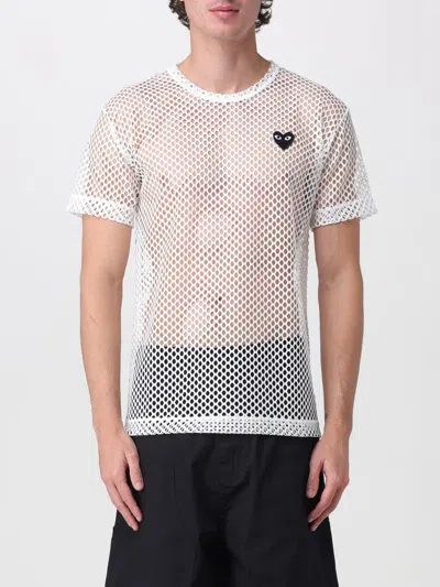 Comme Des Garçons Play Comme Des Gar&ccedil;ons Play Polo Shirt Men  In White