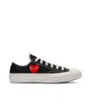 Comme Des Garçons Play Black Converse Edition Chuck 70 Cdg Ox Sneakers In White