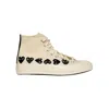 Comme Des Garçons Play X Converse Big Heart Chuck Taylor 70 High Top In Neutral