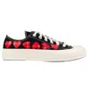 Comme Des Garçons Play Converse X Cdg Sneakers In Nero