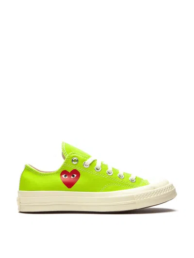 Comme Des Garçons Play  Play X Converse Chuck 70 Ox Sneakers In Green