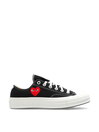 Comme Des Garçons Play X Converse Chuck 70 Ox Sneakers In Black