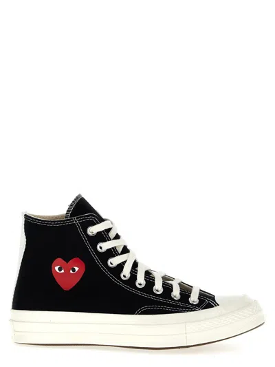 Comme Des Garçons Play Comme Des Garçons Sneakers Play X Converse In Black