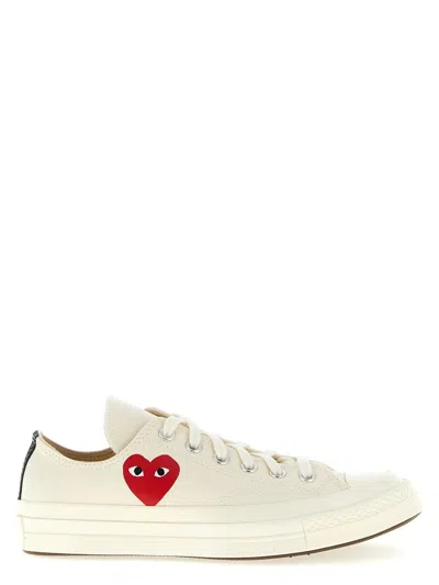 Comme Des Garçons Play Comme Des Garçons Sneakers Play X Converse In White