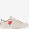 Comme Des Garçons Play Comme Des Garçons X Converse Canvas Sneakers In White