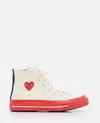 Comme Des Garçons Play X Converse Chuck 70 Sneakers In White