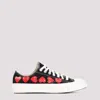 Comme Des Garçons Play Comme Des Garçonsplay Multi Heart Low Top Sneakers In Black